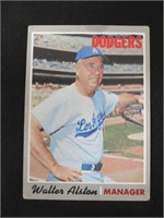 1970 TOPPS #242 WALT ALSTON DODGERS MGR