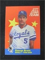 1986 FLEER ALL STAR TEAM GEORGE BRETT