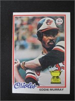 1978 TOPPS #36 EDDIE MURRAY ROOKIE CARD HOF