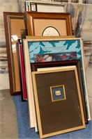 11 - LOT OF FRAMED PAINTINGS & PRINTS