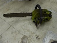 Poulan chainsaw (turns over - has comp.)