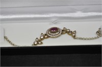 Ruby estate bracelet