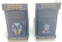 (2) 1994 ZIPPO STARGATE LIGHTERS, NEW