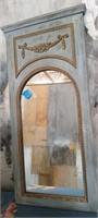 11 - FRAMED WALL MIRROR 42X19.5" (D22)