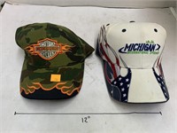 Motor Cycle Choppers Camo Hat and Michigan