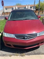2002 Honda Odyssey Red