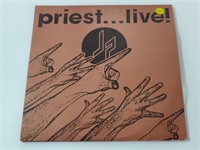 PRIEST LIVE LP VINYL RECORD