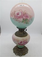 GONE WITH THE WIND STYLE ELECTRIC FLORAL LAMP