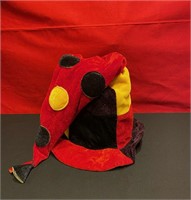 Red, Yellow, & Black Joker Hat