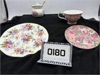 Edwardiana Cup & Saucer, Mis Matched Plate & Bowl