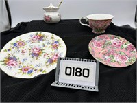 Edwardiana Cup & Saucer, Mis Matched Plate & Bowl