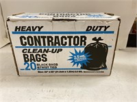 (4x bid) 20 Pk Heavy Duty Trash Bags