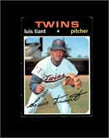 1971 Topps #95 Luis Tiant VG to VG-EX+