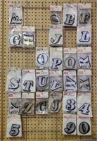 Lot Sparkles Letters Numbers TMC 3.25" Tall