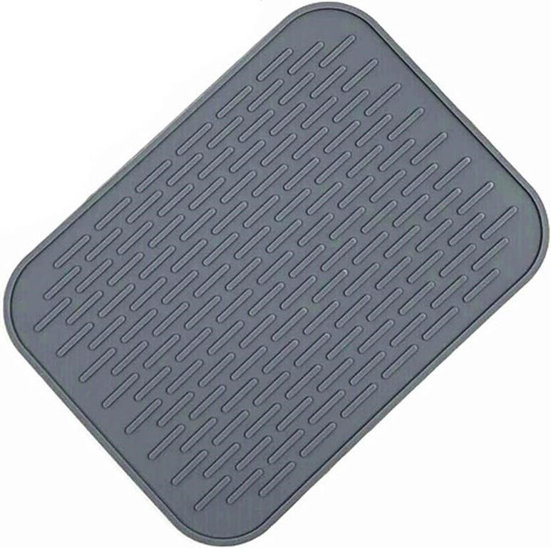 *Venmate Dish Drying Mat-16"x12", Grey