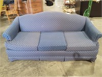 Lancer Furniture Blue Flame Stitched Sofa