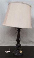 Brown Base Table Lamp - Works 27.5"