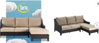 NEW Serta Tahoe Outdoor Chaise Sectional Wicker