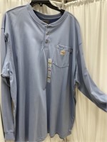 Carhartt 3-Button Long Sleeve Shirt 4XL
