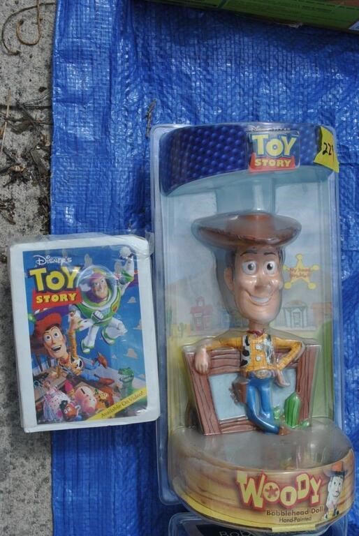 Toy Story Woody bobblehead doll and figurine