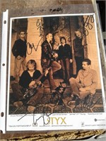 STYX BAND AUTOGRAPHED PHOTO