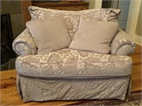 Elegant White Love Seat Couch Beautiful Furniture