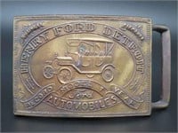 Henry Ford Detroit Automobile Model T Belt Buckle
