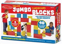 Melissa & Doug Deluxe Jumbo Cardboard Blocks