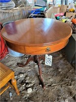 ROUND TABLE W/ DRAWER