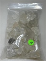 Bagged 2lb quartz Crystal fragments