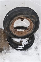 2- Vintage Front Tractor Tire Rims