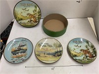 3cnt Tiger Blend Finest Tea Plates