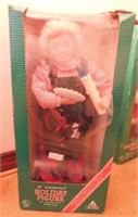 Animated Christmas Mrs. Claus in box, 24" tall