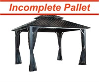 LOT of 2 Sojag Gazebos - Both INCOMPLETE