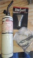Propane torch, and accessories