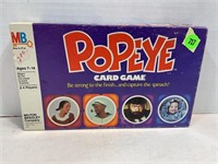 Popeye card game Milton Bradley sealed