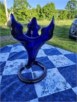 Vintage Cobalt Blue Vase Viking?