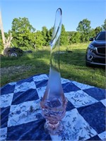Vintage LE Smith Ping Swung glass Vase