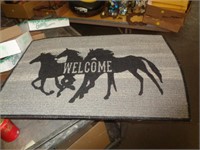 18"X27" DOOR MAT - HORSES