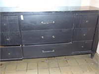 Painted Black Dresser