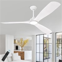 New $198 60" Modern Ceiling Fan with Lights