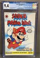 CGC 9.4 Super Mario Bros. #1 Valiant Comic Book