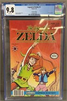 CGC 9.8 Legend Of Zelda #1 2nd Print Comic Book