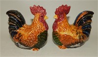 Brightly Colored Hand-Painted Chickens