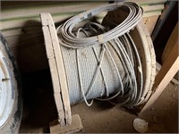 Large Wood Spool Cable Wire