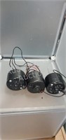 3 electric 12 volt motors, all work