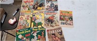 Lot of 10 comics (damaged)