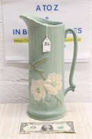 WELLER POTTERY "WILD ROSE" PITCHER