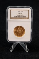 $10 Gold 1895 MS 62