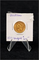 $5 Gold 1886